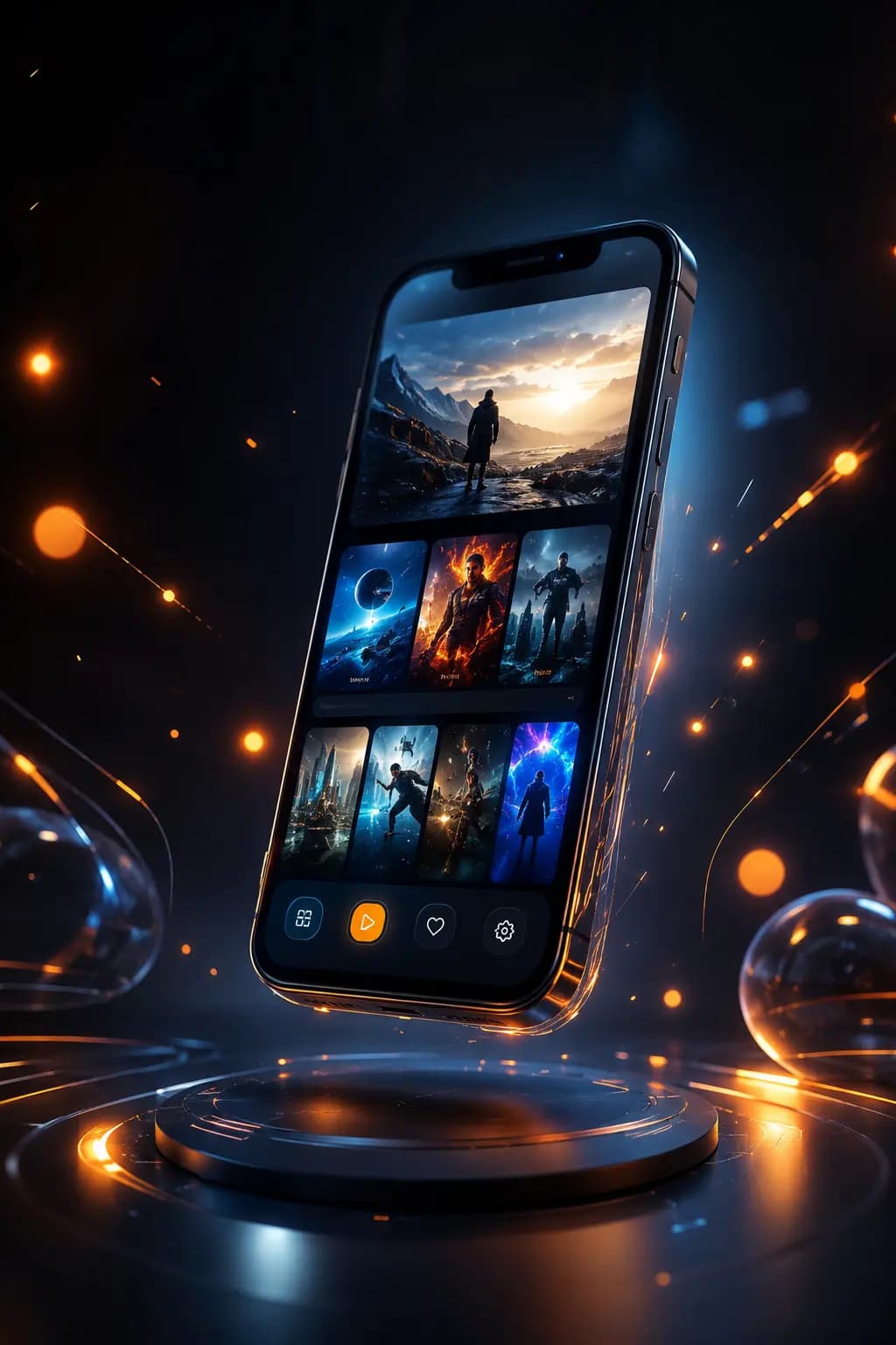TotaalTV App interface showcase